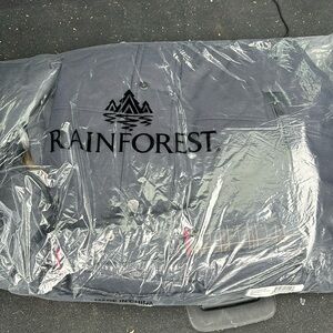Rain forest jacket for sale . Size L dark blue and gray $150